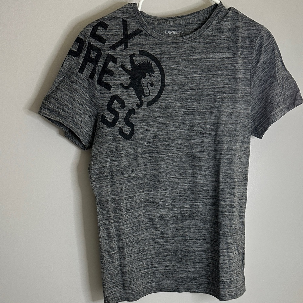 Express Charcoal Graphic Men's Tee